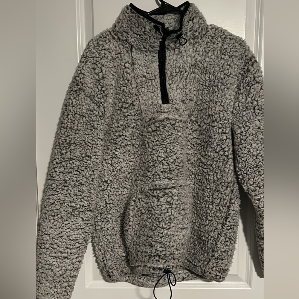PINK Sherpa Pullover